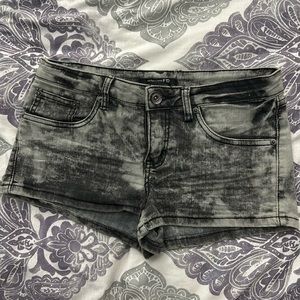Black Jean Shorts